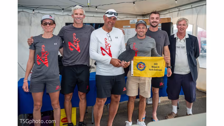Melges 24 North American Champions 2023 - Zingara CAN853 - Richard Reid (Skipper), Billy Gooderham, Brian Kamilar, Ian Sloan, Serena Vilage 