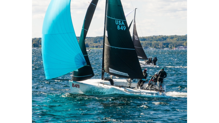 FULL THROTTLE USA849 of Brian Porter - 2023 Melges 24 U.S. Nationals - Lake Geneva, Wisconsin