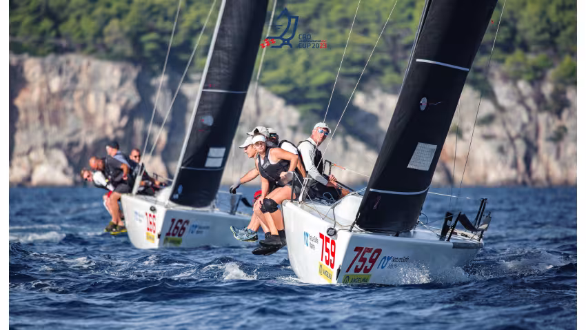 POINT ONE CRO759 - Karlo Kuret, Ivan Bulaja, Max Carija, Brigita Fernezir, Vicko Ozretic - Mornar CRO Melges 24 Cup 2023