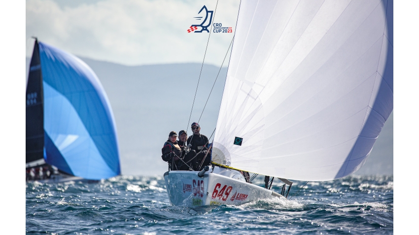 Mataran 24 steered by Ante Botica, completed the overall podium of the Split Melges 24 Cup