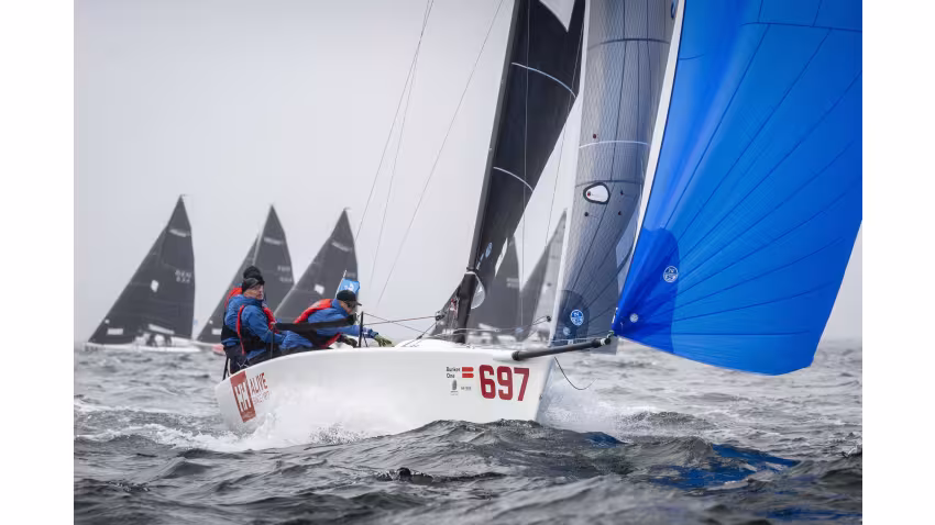 The overall ninth place and fourth in the Corinthian division of the 2023 Melges 24 European Sailing Series was secured by Børre Hekk Paulsen’s Helly Hansen Lisa 2 (NOR) - Melges 24 World Championship 2023, Middelfart, Denmark, June 2023
