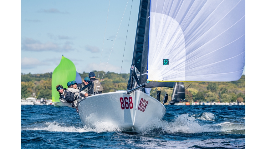 Zenda Express USA868 helmed by Eddie Cox - 2023 Melges 24 U.S. National Championship - Lake Geneva Yacht Club, Wisconsin, USA