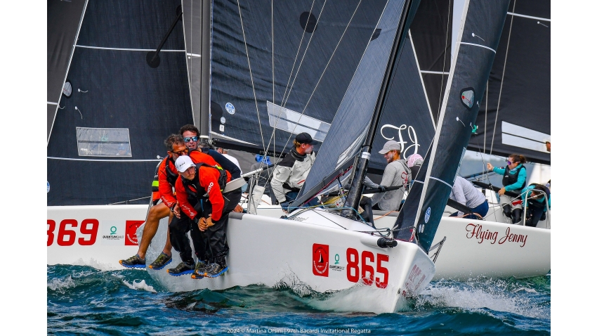 Bombarda ITA865 - Andrea Pozzi / Filippo Amonti / Matteo IvaldI / Stefano Ciampalini / Carlo Zermini - Bacardi Invitational Regatta 2024