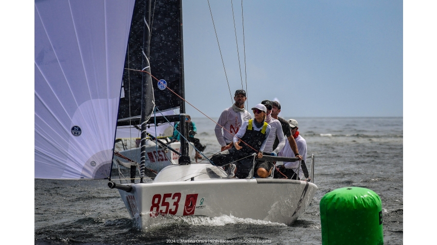 Zingara CAN853 of Richard Reid with Madeline Gill, Ian Sloan, Bill Gooderham and Alec Anderson - Bacardi Invitational Regatta 2024