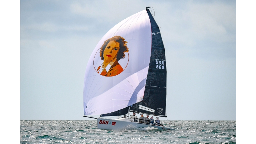 FLYING JENNY USA869 of Sandra Askew with Rob Greenhalgh / Key Becker / Drew Barnes / Alex Goulf - Bacardi Invitational Regatta 2024