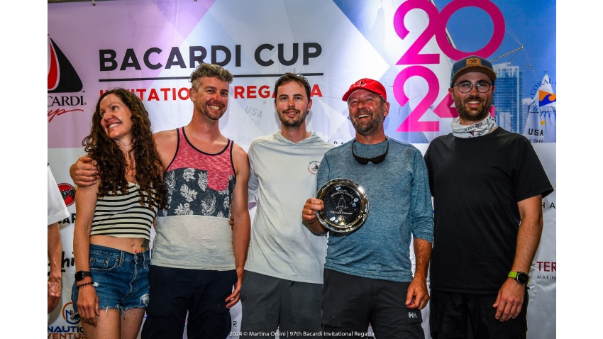 HUZZAH CAN491 of Greg Chamberlain with Matt Merrcier / Lisa Merrcier / Matt Lane / Myles Arton-Smith - Bacardi Invitational Regatta 2024