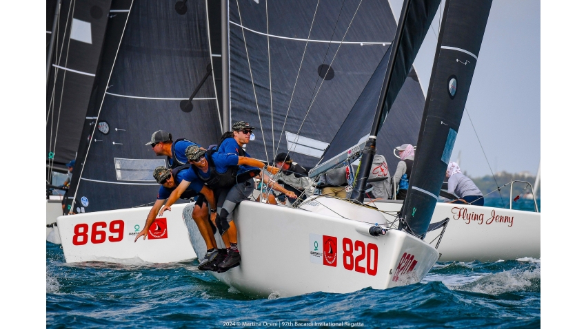 KINGSPOKE USA820 of Bora Gulari with Norman Berge / Nick Ford / RJ Porter / Charlie Smythe - Bacardi Invitational Regatta 2024