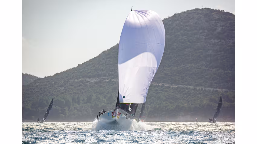 Mataran 24 of Ivo Matic with Ante Botica helming - Melges 24 Biograd 2024 CRO