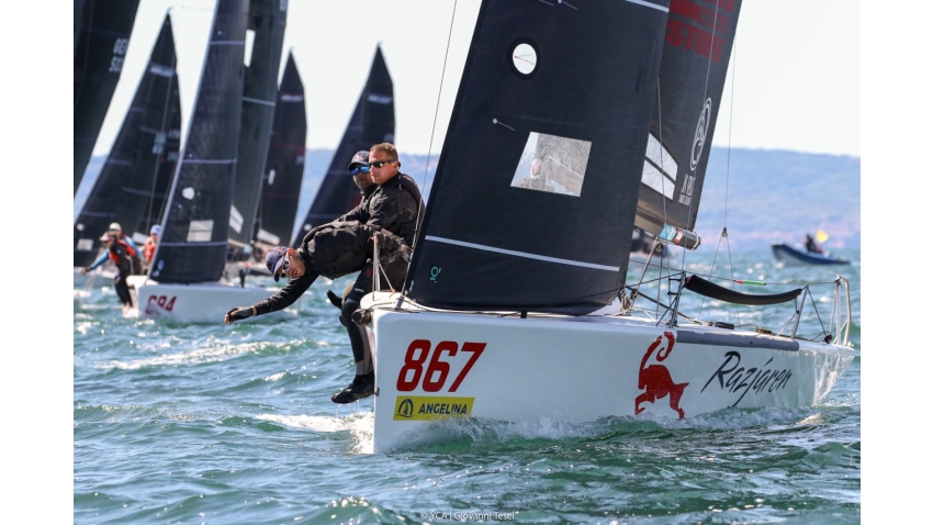 Razjaren (CRO) of Lukasz Podniesinski with Ante Cesic at the helm - Melges 24 European Sailing Series 2024 in Trieste, Italy