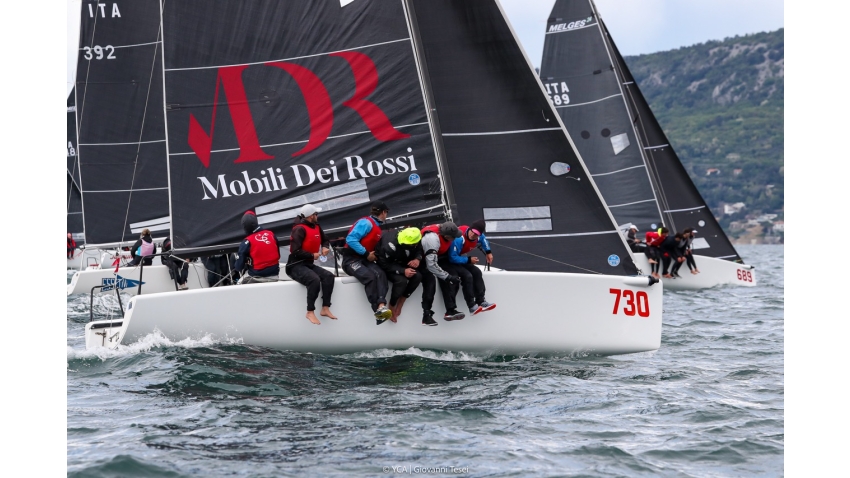 Vertigo (ITA730) of Antonio Masoli - Melges 24 European Sailing Series 2024 in Trieste, Italy