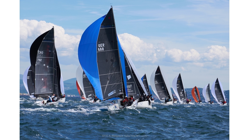 Melges 24 European Sailing Series 2024 in Trieste, Italy