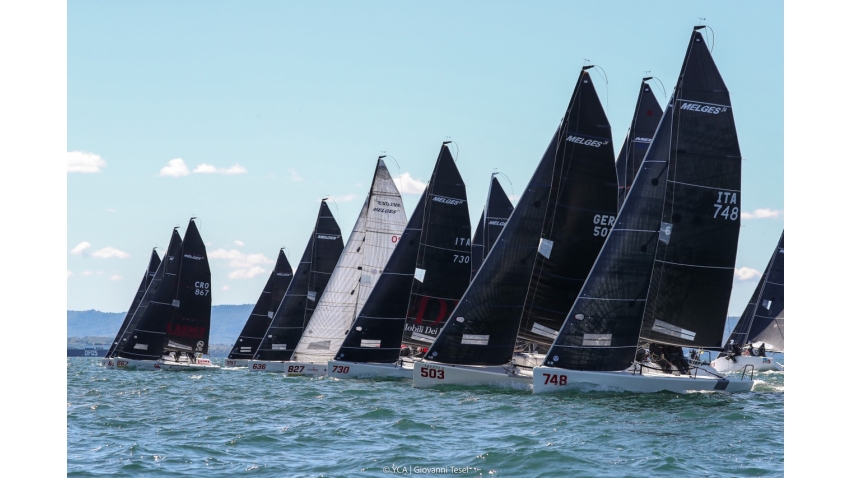 Melges 24 fleet - Melges 24 European Sailing Series 2024 in Trieste, Italy