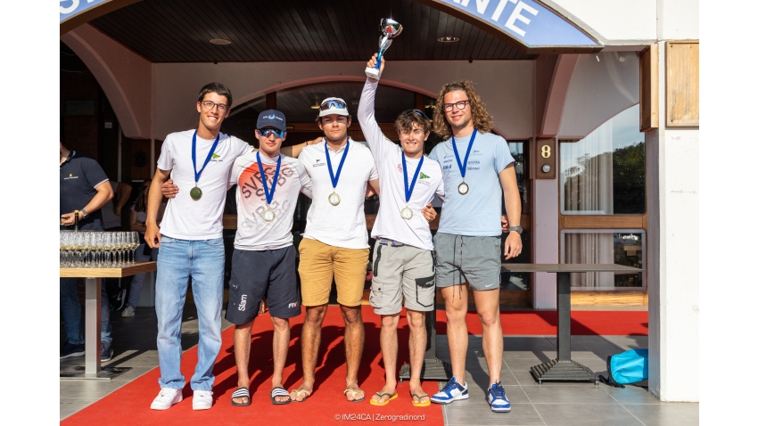  The winning Corinthian team comprises Leonardo Centuori, Luca Coslovich, Francesco Altran, Alessio Castellan, and Giacomo Conti - Portoroz 2024