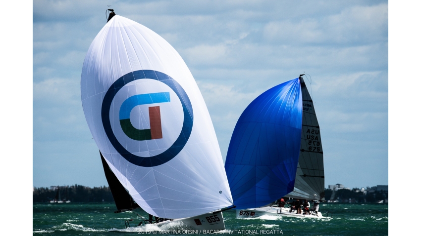 Looper USA855 of Melges 24 Class stalwart Duane Yoslov at the Bacardi Invitational regatta 2019