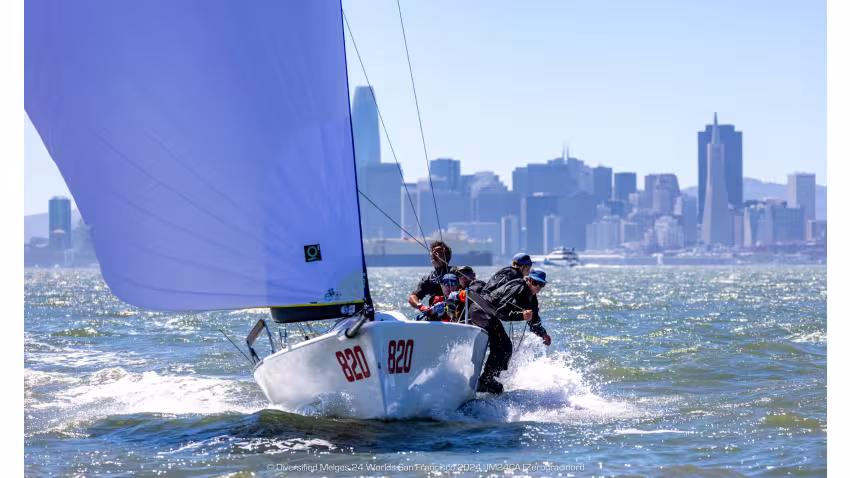 Bora Gulari's KINGSPOKE USA820 - 2024 Diversified Melges 24 Worlds 2024 San Francisco