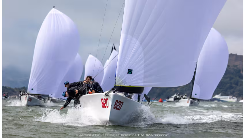 Bora Gulari's KINGSPOKE USA820 - 2024 Diversified Melges 24 Worlds 2024 San Francisco 