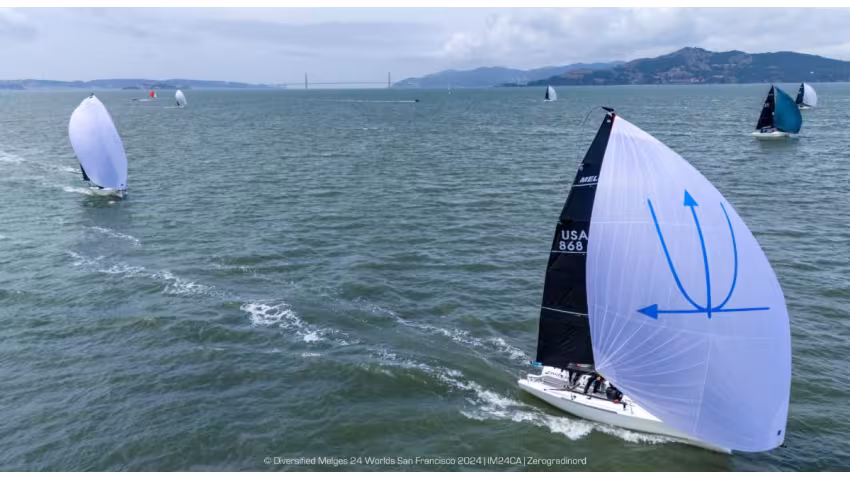 Don Wilson's CONVEXITY USA868 - 2024 Diversified Melges 24 Worlds 2024 San Francisco