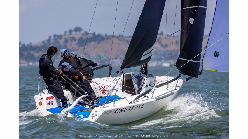 Bora Gulari's KINGSPOKE USA820 - 2024 Diversified Melges 24 Worlds San Francisco