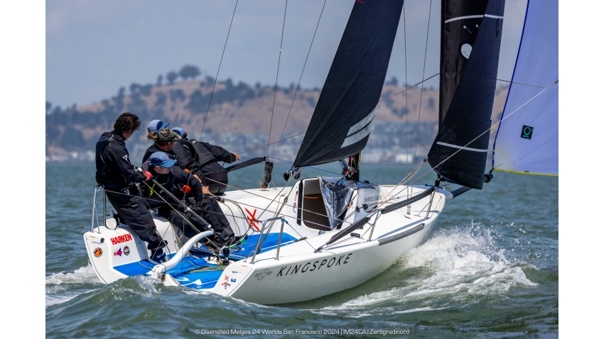 Bora Gulari's KINGSPOKE USA820 - 2024 Diversified Melges 24 Worlds San Francisco