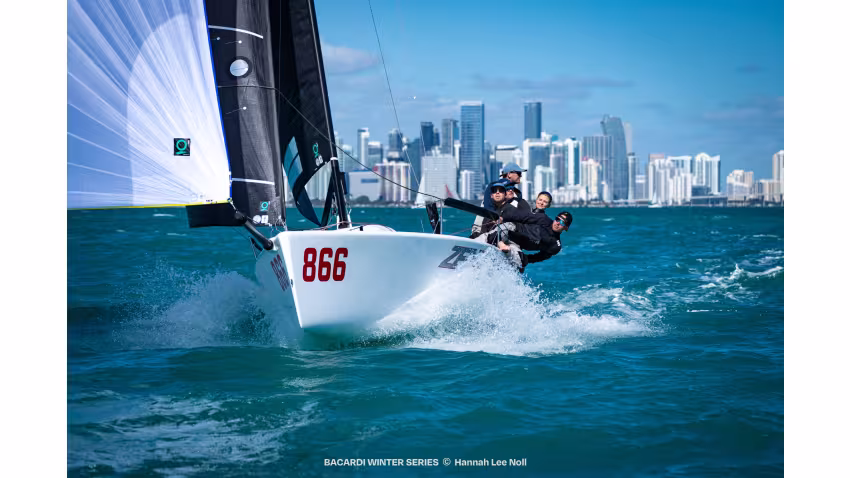 Harry Melges IV on ZENDA EXPRESS USA - Bacardi Invitational Winter Series 2024-2025 Event 2