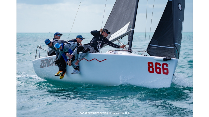 Harry Melges IV on ZENDA EXPRESS USA - Bacardi Invitational Winter Series 2024-2025 Event 2
