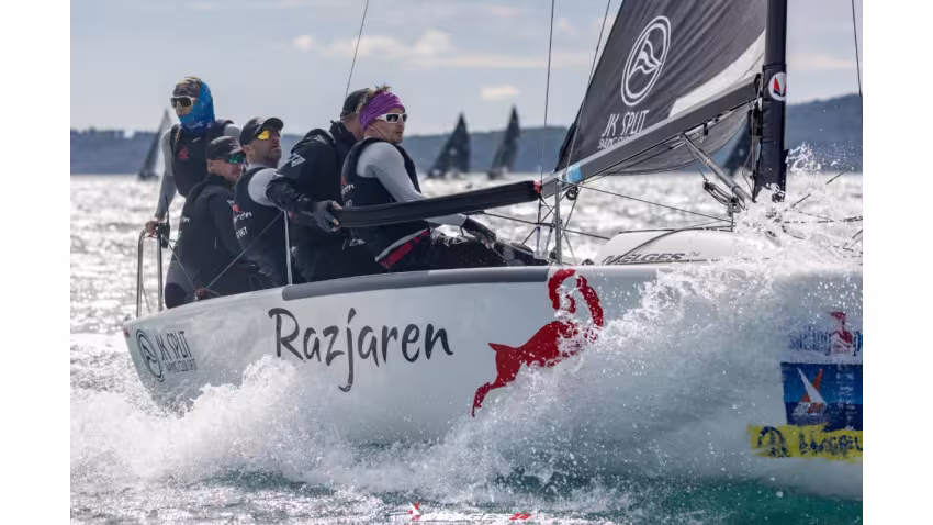 The 2024 Melges 24 European Champions - Razjaren CRO867 - Lukasz Podniesinski, Ante Cesic, Tonci Knezovic, Ljubo Jercic and Andela De Micheli Vitturi have already signed up for the upcoming Melges 24 Worlds in Trieste