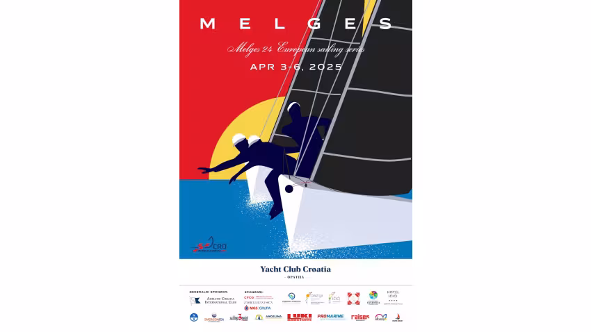 2025 CRO Melges 24 Cup 2025 Opatija artwork
