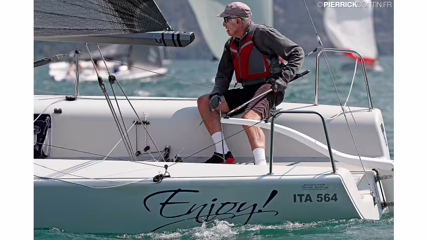 Frank Davenport - Melges 24 European Championship 2018 Riva del Garda, Italy