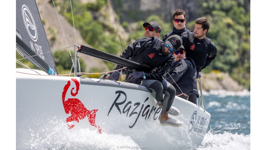 Lukasz Podniesinski's Razjaren CRO867 with Ante Cesic helming