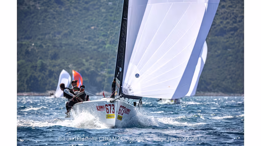 Peter Karrie's Nefeli GER673 - Luki Baustoffe CRO Melges 24 Cup 2025 - Trogir | Melges 24 European Sailing Series 2025