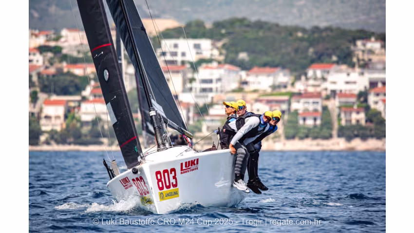Luka Šangulin's Panjic CRO803 - Luki Baustoffe CRO Melges 24 Cup 2025 - Trogir | Melges 24 European Sailing Series 2025 