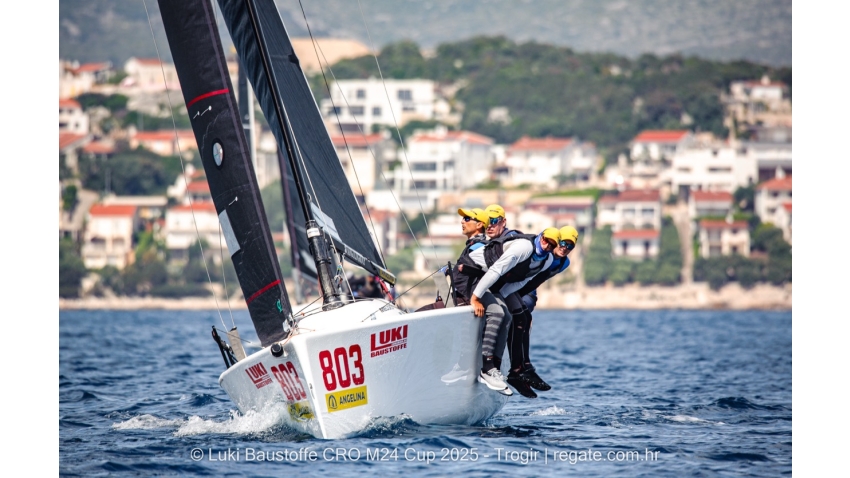 Luka Šangulin's Panjic CRO803 - Luki Baustoffe CRO Melges 24 Cup 2025 - Trogir | Melges 24 European Sailing Series 2025 