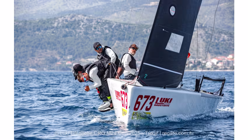 Peter Karrie's Nefeli GER673 - Luki Baustoffe CRO Melges 24 Cup 2025 - Trogir | Melges 24 European Sailing Series 2025