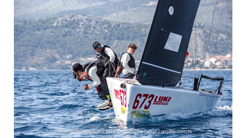 Peter Karrie's Nefeli GER673 - Luki Baustoffe CRO Melges 24 Cup 2025 - Trogir | Melges 24 European Sailing Series 2025