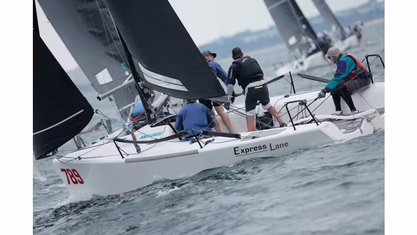 Frank Davenport on Express Lane - 2022 Melges 24 Nationals