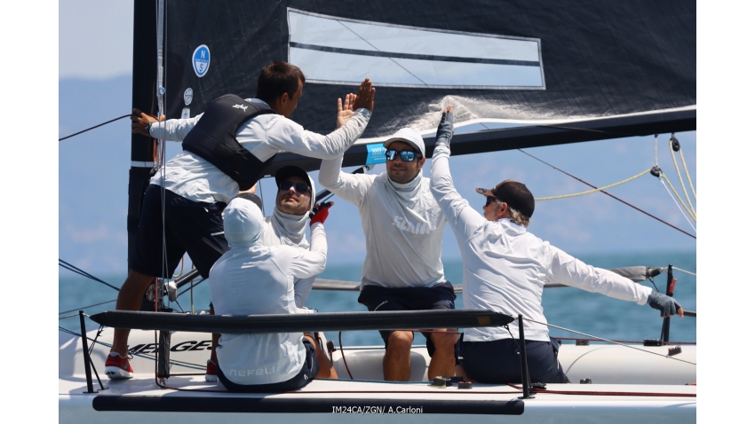Peter Karrie's team Nefeli GER673 - 2025 Melges 24 European Sailing Series - 2025 Trofeo Gaudi - Monfalcone, Italy