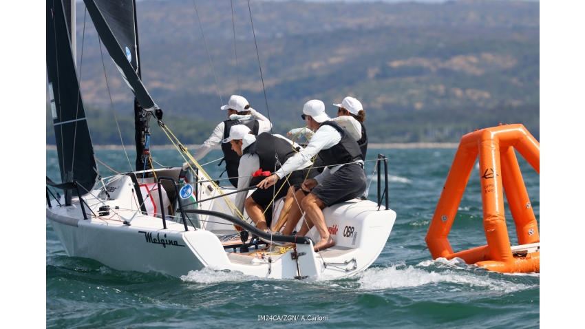 Paolo Brescia's Melgina ITA854 - 2025 Melges 24 European Sailing Series - 2025 Trofeo Gaudi - Monfalcone, Italy
