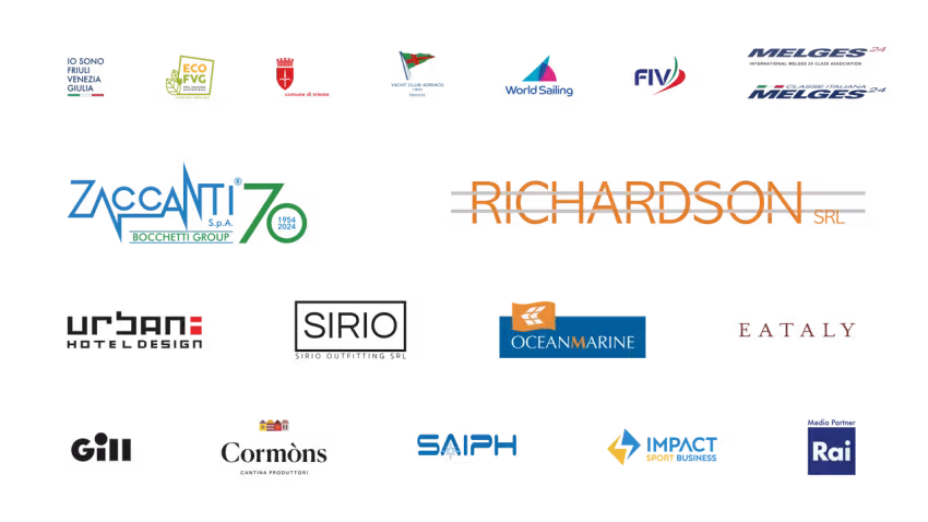Melges 24 Worlds 2025 Trieste sponsors