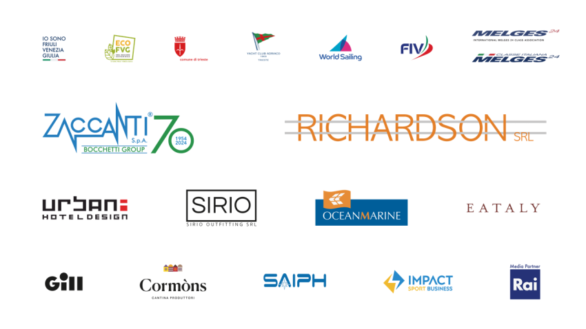 Melges 24 Worlds 2025 Trieste sponsors