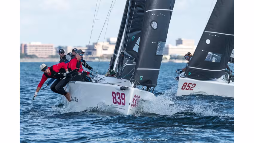 THE 300 (USA839) by Steve Boho - Melges 24 U.S. National Championship 2025 - Pensacola, FL, USA