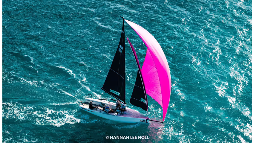 Stuart Simpson's BARBARIANS (GBR691) - Melges 24 North American Championship 2025, Bacardi Winter Series 2026 Event No 1 - Miami, FL, USA 