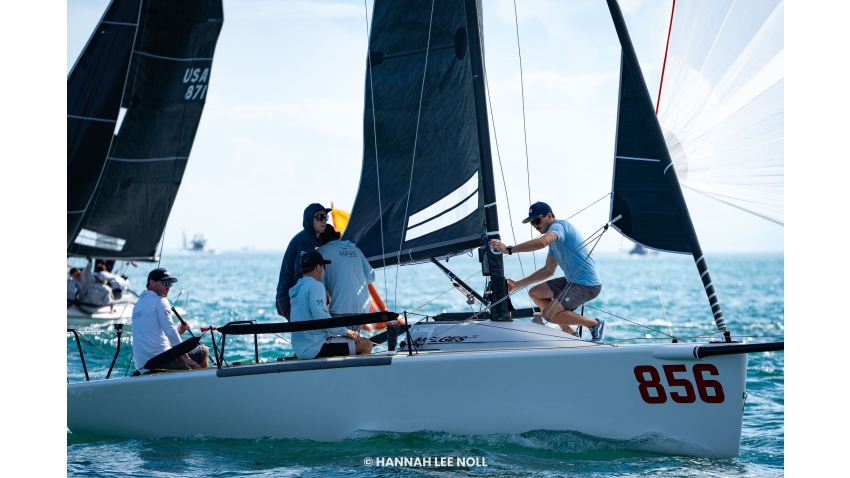 Geoff Fargo's SENTINEL (USA856) - Melges 24 North American Championship 2025, Bacardi Winter Series 2026 Event No 1 - Miami, FL, USA