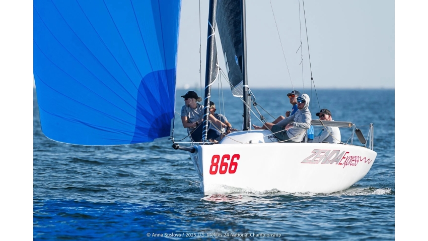 ZENDA EXPRESS (USA) with Harry Melges III and Harry Melges IV - Melges 24 U.S. National Championship 2025 - Pensacola, FL, USA