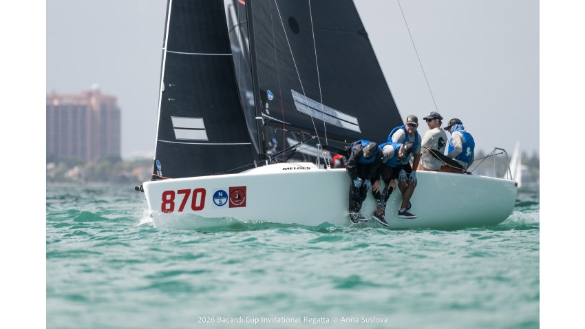 DARK HORSE USA870 by Cuyler Morris at the Bacardi Cup Invitational Regatta 2026