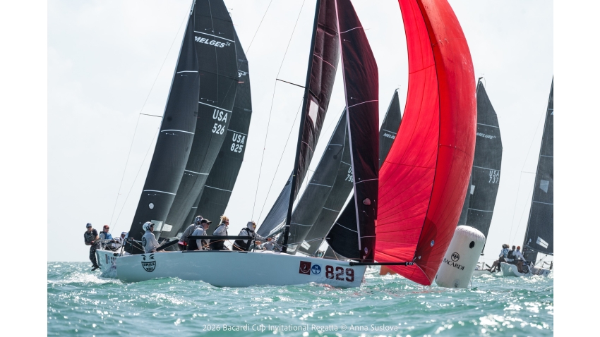 SMILE AND WAVE USA829 by Jaime Torres at the Bacardi Cup Invitational Regatta 2026