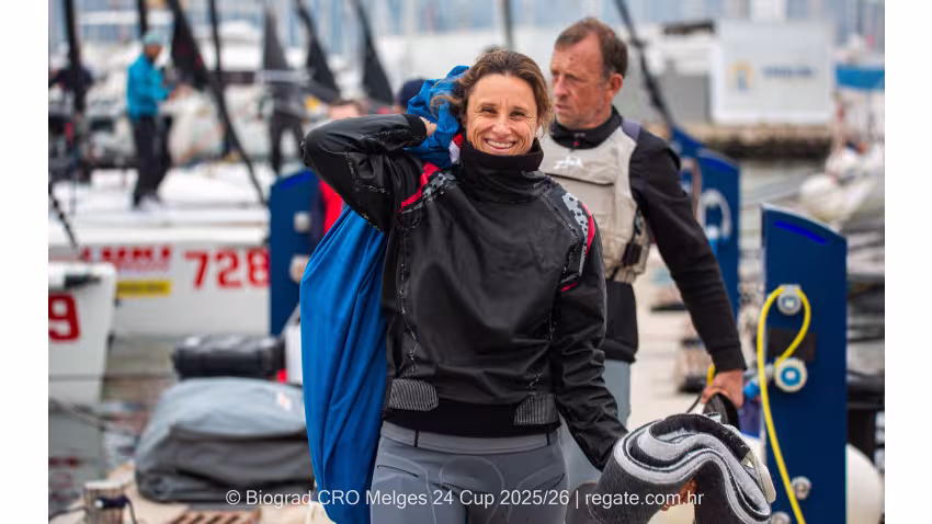 Giovanna Micol and Michele Paoletti in Biograd - CRO Melges 24 Cup 2026