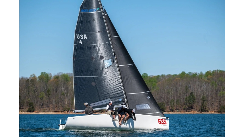 Davis Macleod on his Mojo USA635 - 2026 Melges 24 Southeast Inland Championship