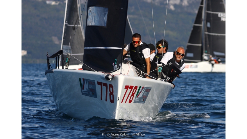 Taki 4 (ITA) with Niccolo Bertola at the helm - Melges 24 Worlds 2025 Trieste, Italy