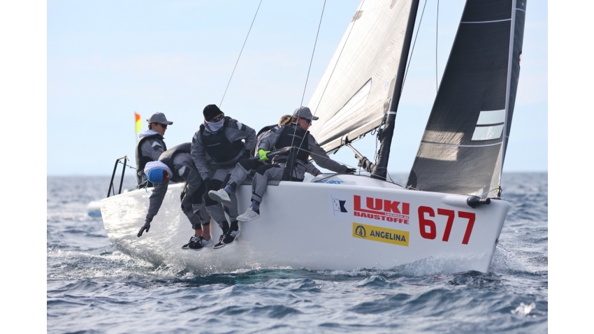 WHITE ROOM GER677 with Luis Tarabochia at the helm - Opatija CRO Melges 24 Cup 2026 - Melges 24 European Sailing Series 2026