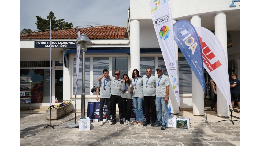 Team LITTLE A CRO728 by Stipe Cesic, with Domagoj Jaklin, Ivan Kunić, Ivan Jurić, Ana Petričić - Opatija CRO Melges 24 Cup 2026 - Melges 24 European Sailing Series 2026 